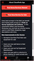 Surveyor Classifieds App